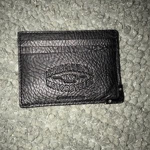 Black Harley Davidson wallet